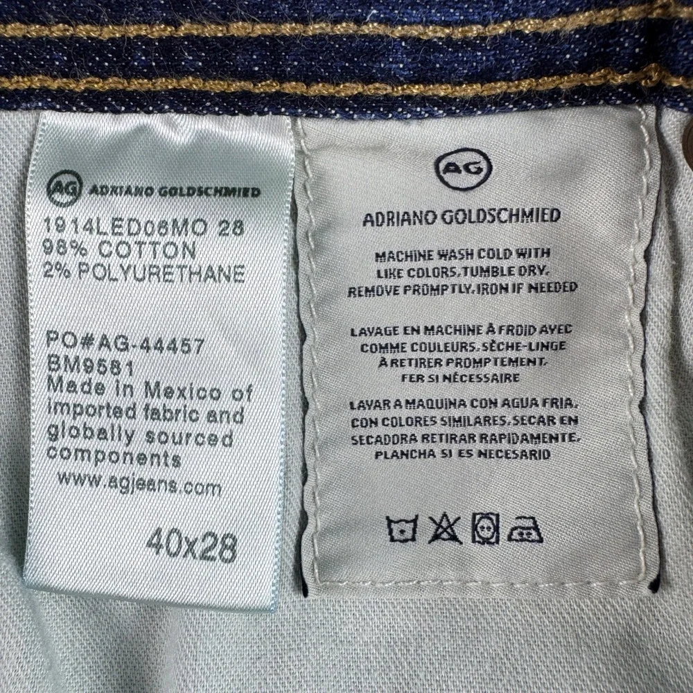 AG Adriano Goldschmied‎ B-Type III Easy Jeans Men's Size 36 Dark Wash Denim